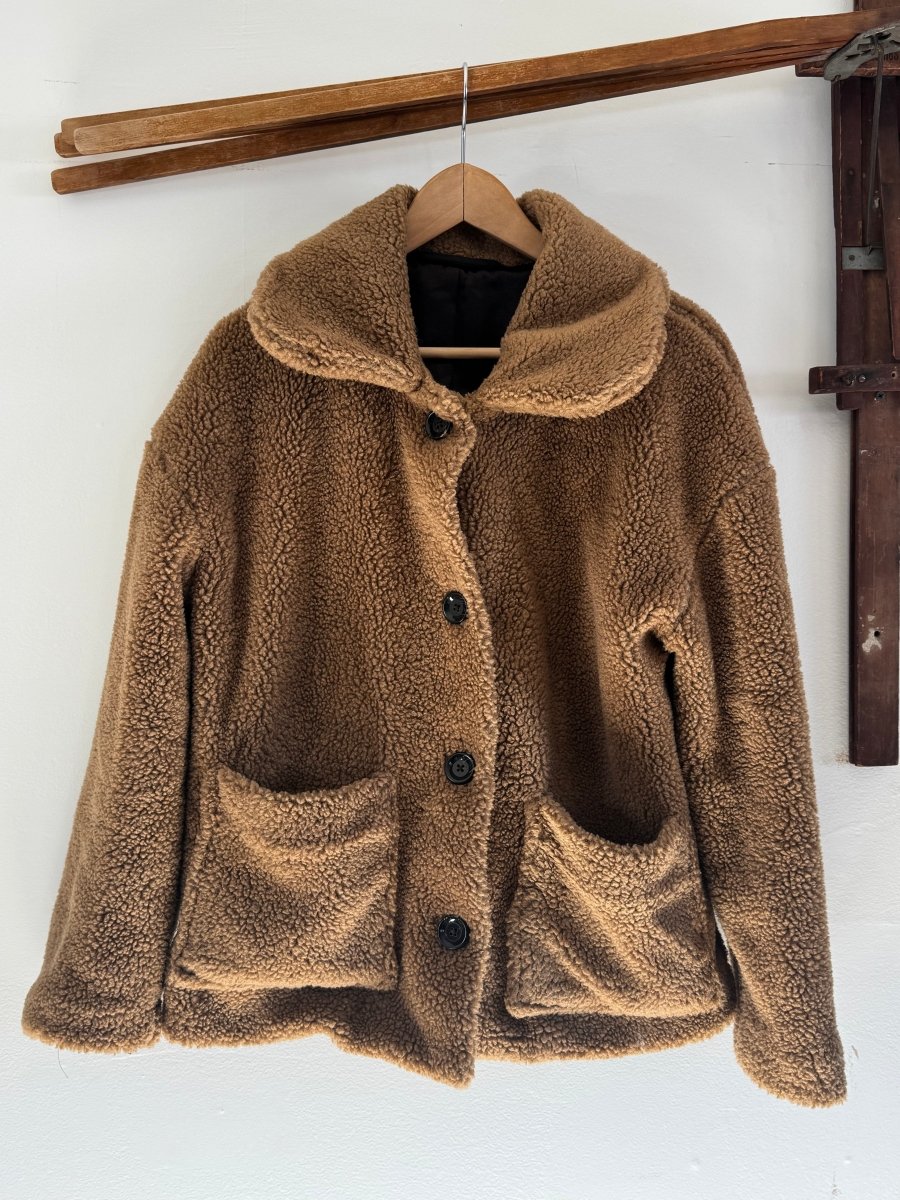 SAMPLE Emerson Fry Sherpa Coat - no label - Diamonds & Rust