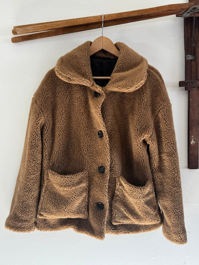 SAMPLE Emerson Fry Sherpa Coat - no label - Diamonds & Rust