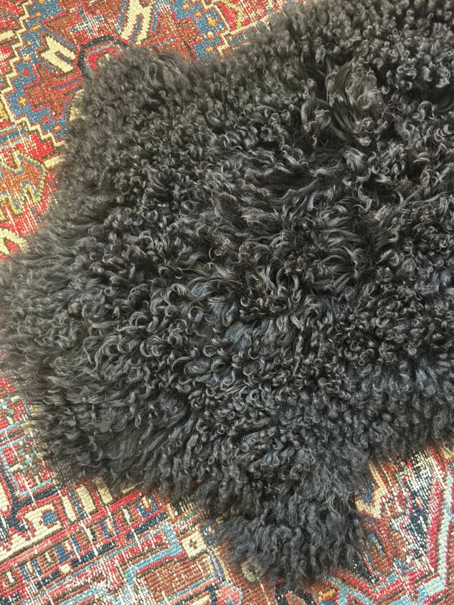 Sheep Skin - Black - Diamonds & Rust