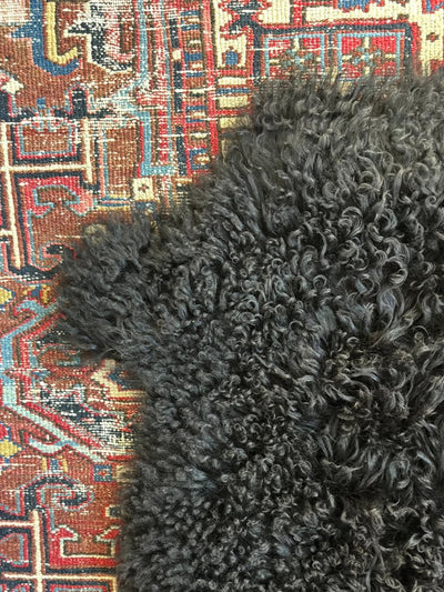 Sheep Skin - Black - Diamonds & Rust