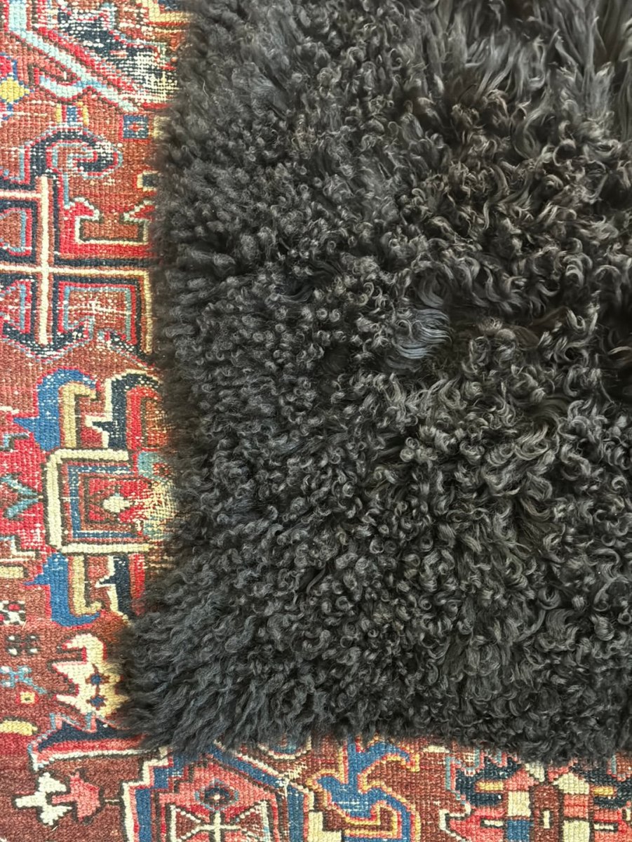 Sheep Skin - Black - Diamonds & Rust