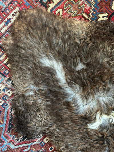 Sheep Skin - Brown + White - Diamonds & Rust