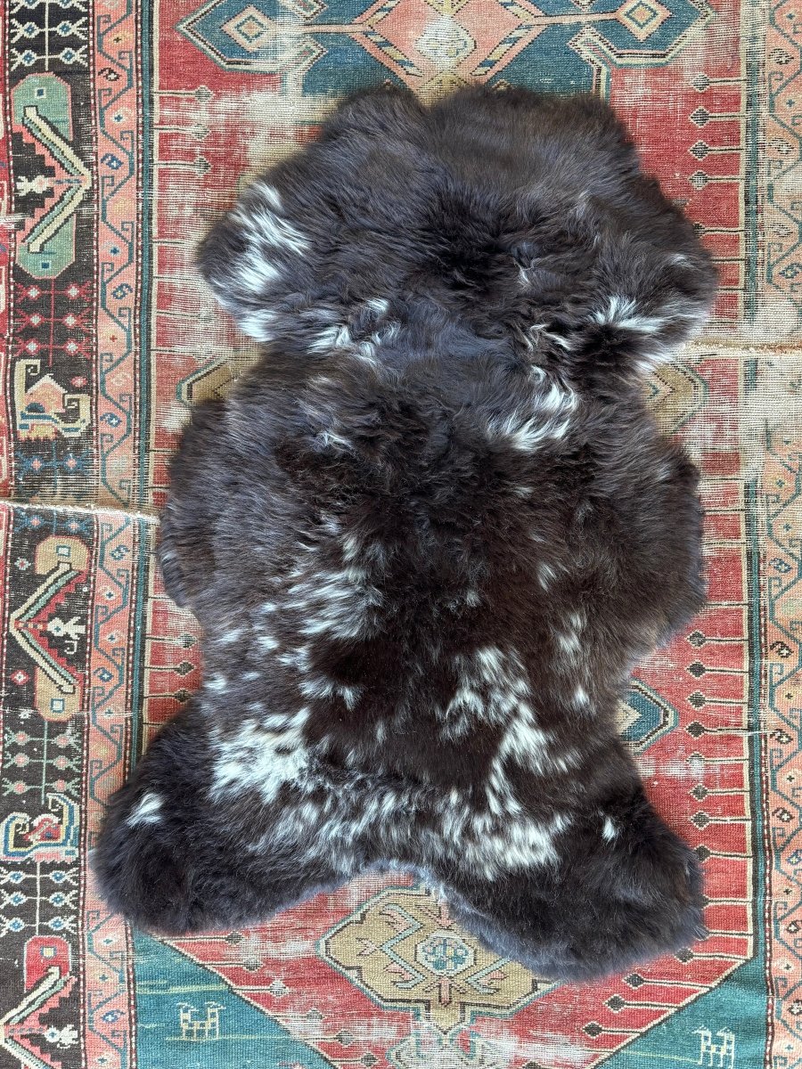 Sheep Skin - Brown + White - Diamonds & Rust