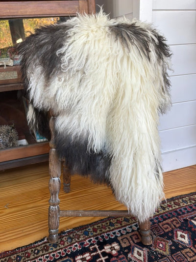 Sheep Skin - Brown + White - Diamonds & Rust