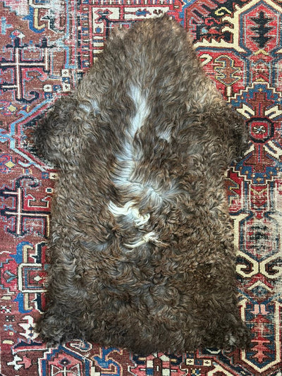 Sheep Skin - Brown + White - Diamonds & Rust