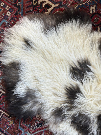 Sheep Skin - Brown + White - Diamonds & Rust