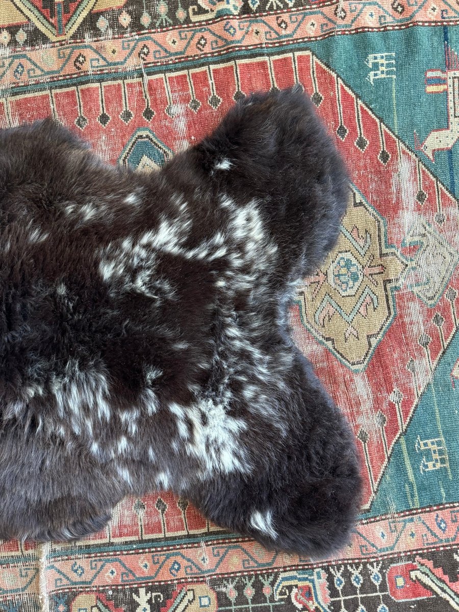 Sheep Skin - Brown + White - Diamonds & Rust