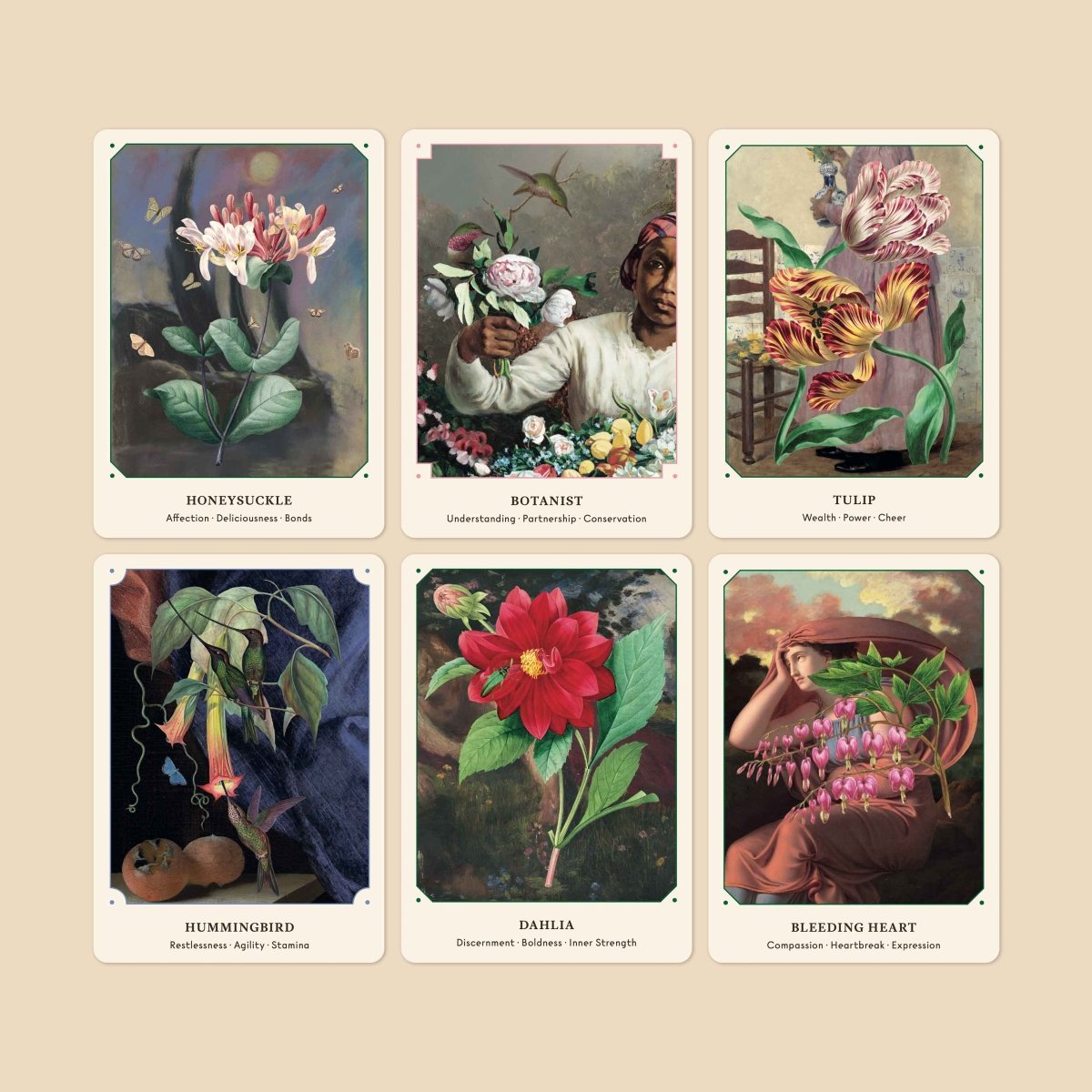 The Flower Oracle: 44 Card Deck and Guidebook - Diamonds & Rust