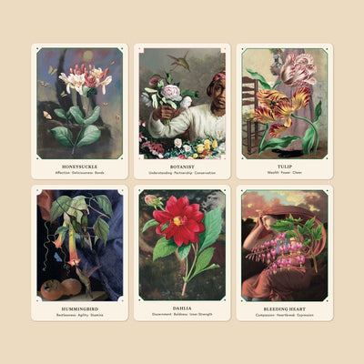 The Flower Oracle: 44 Card Deck and Guidebook - Diamonds & Rust