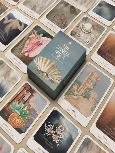 The Seashell Oracle: 44 Card Deck and Guidebook - Diamonds & Rust