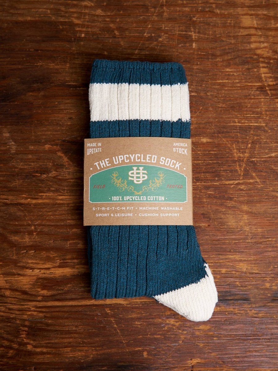The Upcycled Sock: AQUA - Diamonds & Rust