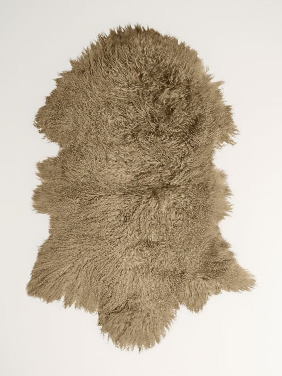 Tibetan Whole Hide/Pelt: Champagne - Diamonds & Rust
