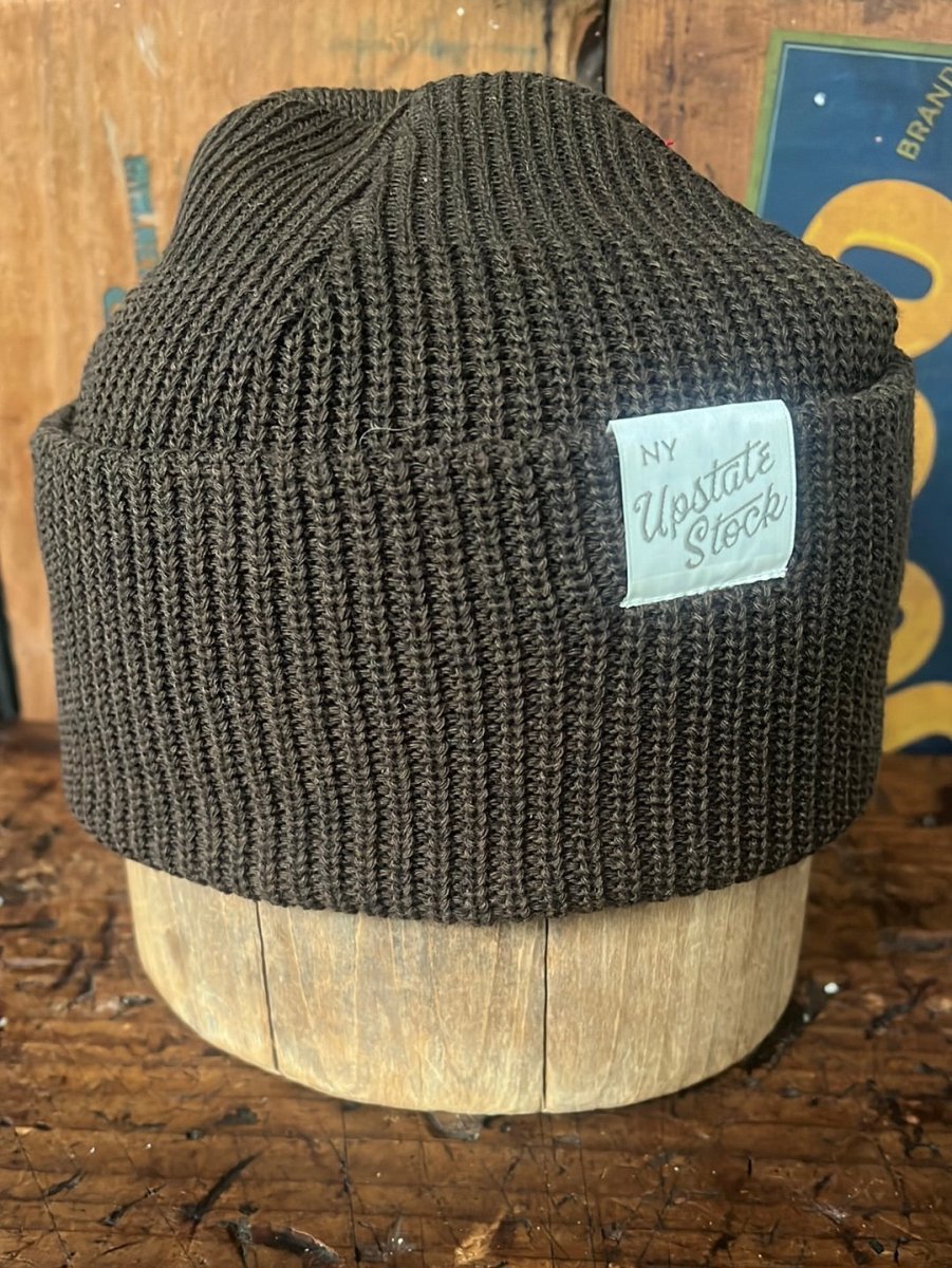 Upcycyled Cotton Watchcap - Molasses - Diamonds & Rust