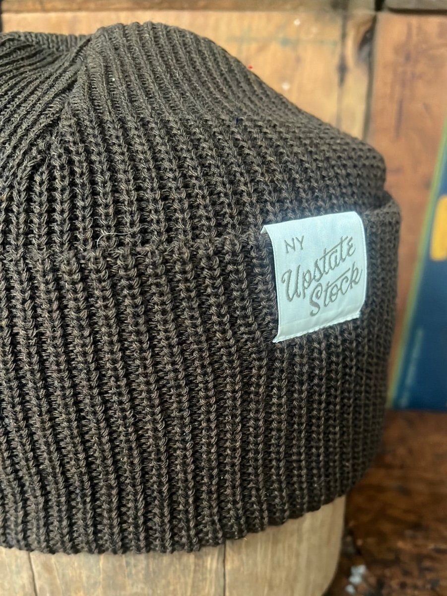 Upcycyled Cotton Watchcap - Molasses - Diamonds & Rust