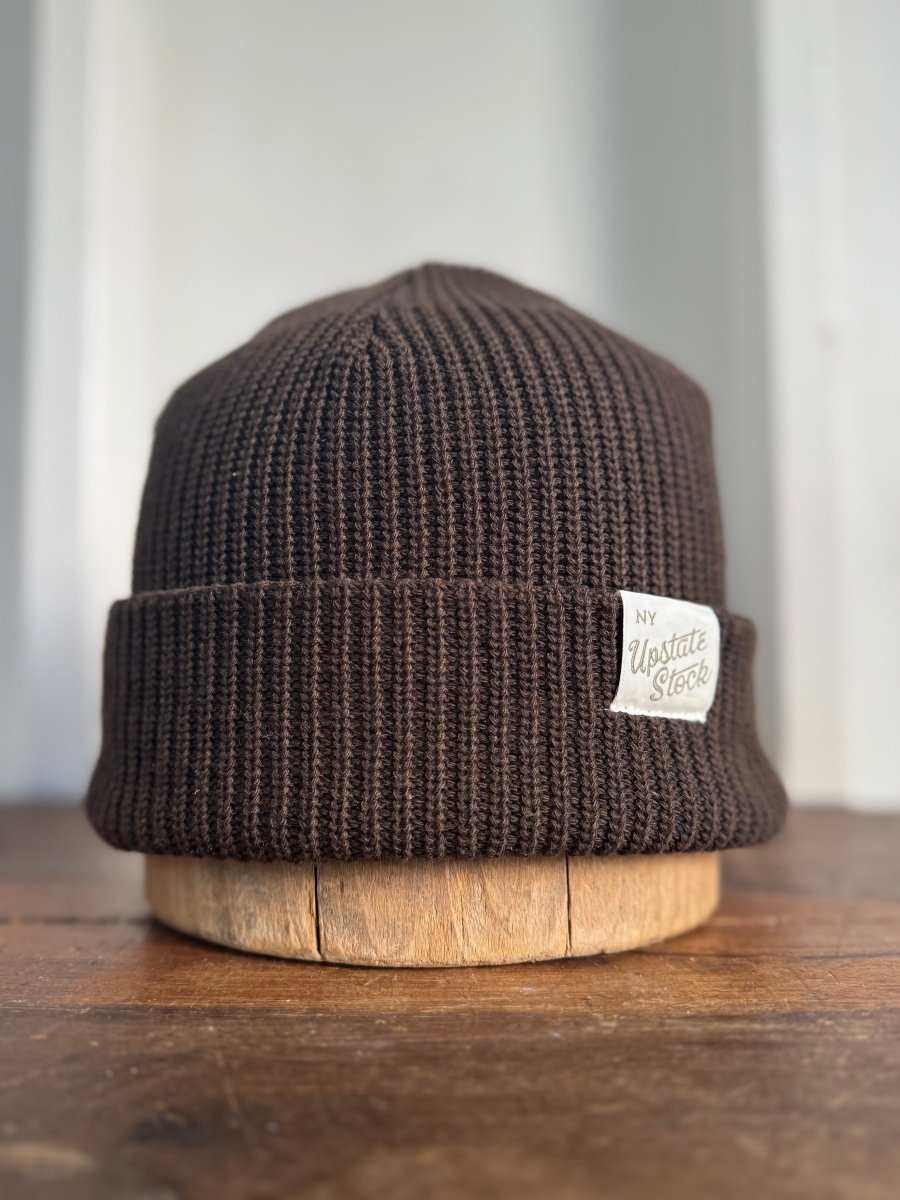 Upcycyled Cotton Watchcap - Molasses - Diamonds & Rust