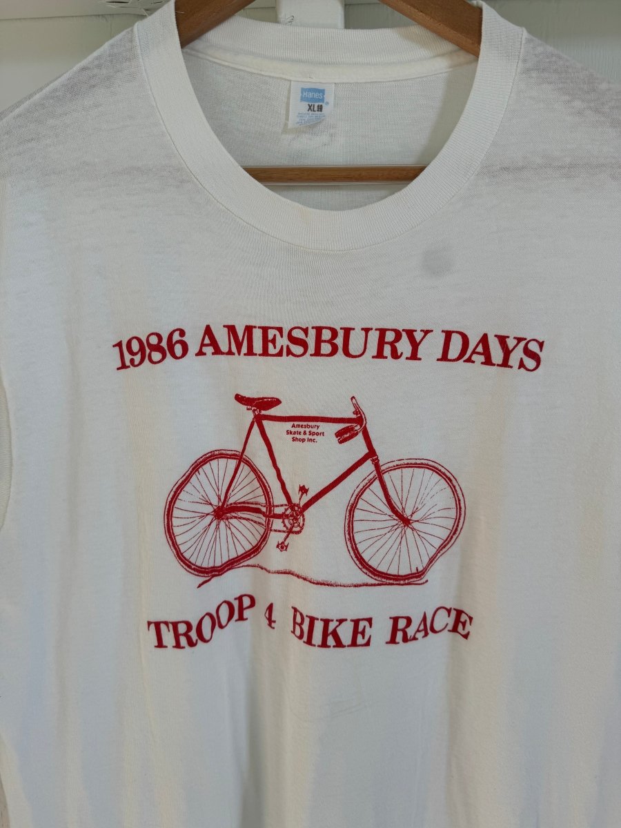 Vintage 1986 Amesbury Days Tee Shirt - Diamonds & Rust