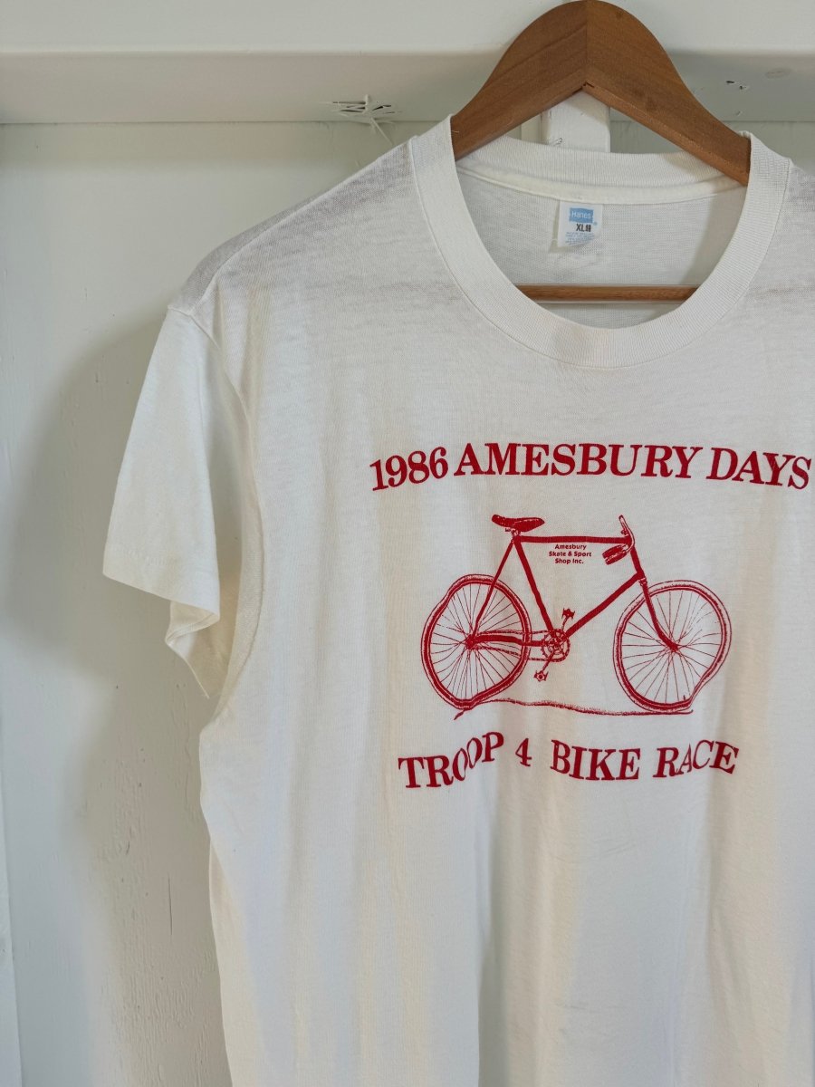 Vintage 1986 Amesbury Days Tee Shirt - Diamonds & Rust