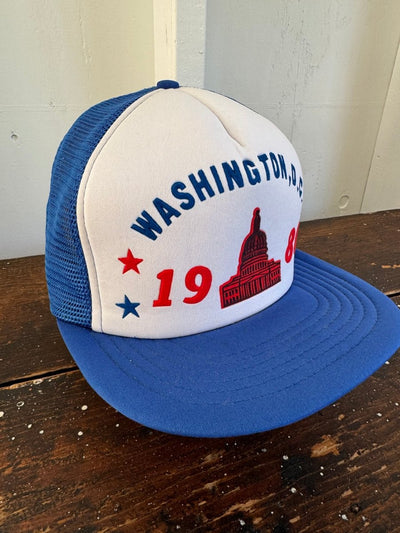 Vintage 1986 DC Mesh Hat - Diamonds & Rust