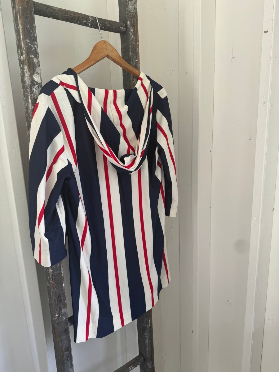 Vintage 60s Handmade Beach Cover Up - Diamonds & Rust