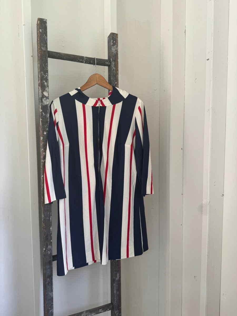 Vintage 60s Handmade Beach Cover Up - Diamonds & Rust