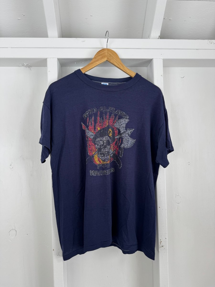 Vintage 70s Echo Outlaws Warriors Tee - Diamonds & Rust