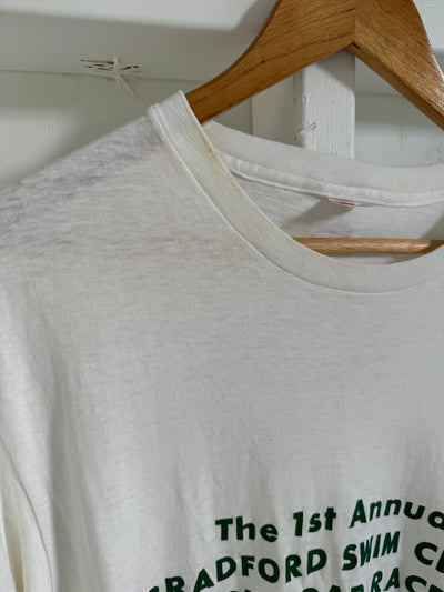 Vintage 80s Bradford Swim Club Tee Shirt - Diamonds & Rust
