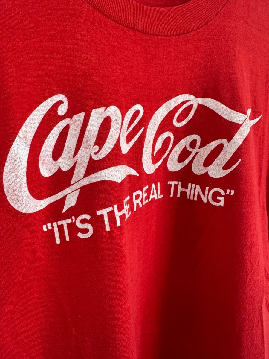 Vintage 80s Cape Cod Single Stitch Tee - Diamonds & Rust