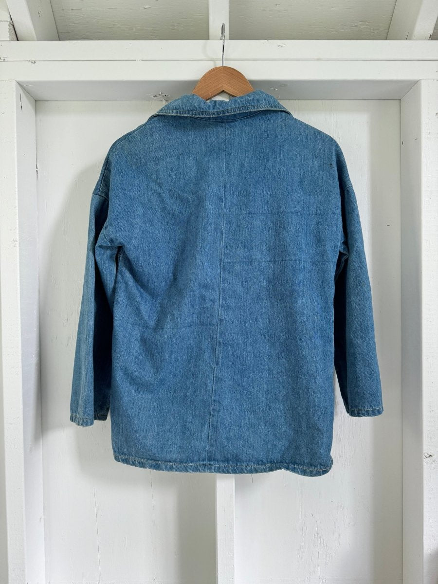 Vintage 80's Denim Pull Over - Diamonds & Rust