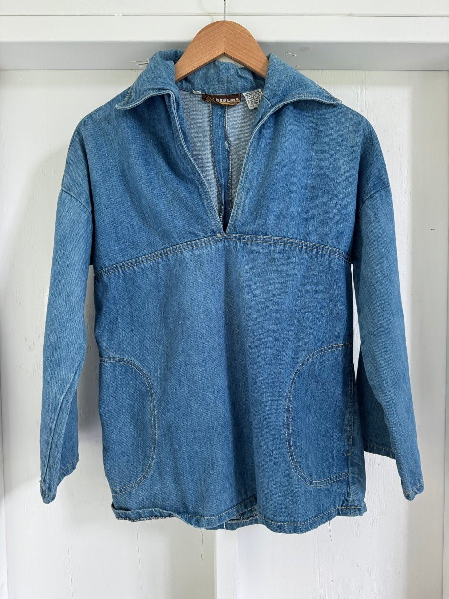 Vintage 80's Denim Pull Over - Diamonds & Rust