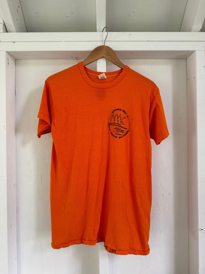 Vintage 80s Explorer Post 36 Tee Shirt - Diamonds & Rust