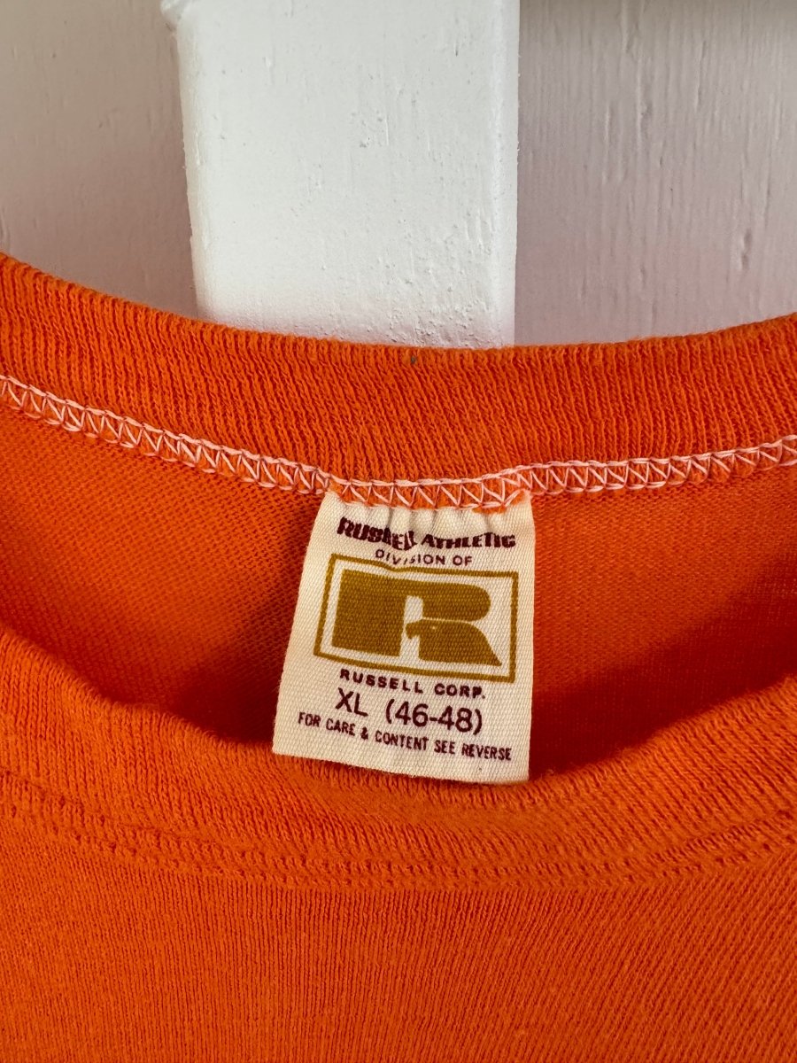 Vintage 80s Explorer Post 36 Tee Shirt - Diamonds & Rust