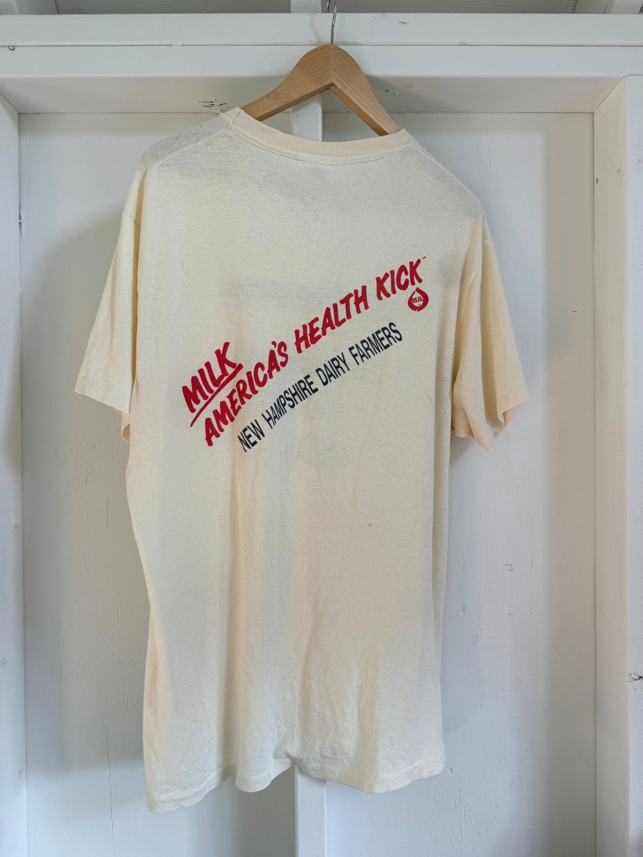 Vintage 80s Great Race For Friends Tee Shirt - Diamonds & Rust