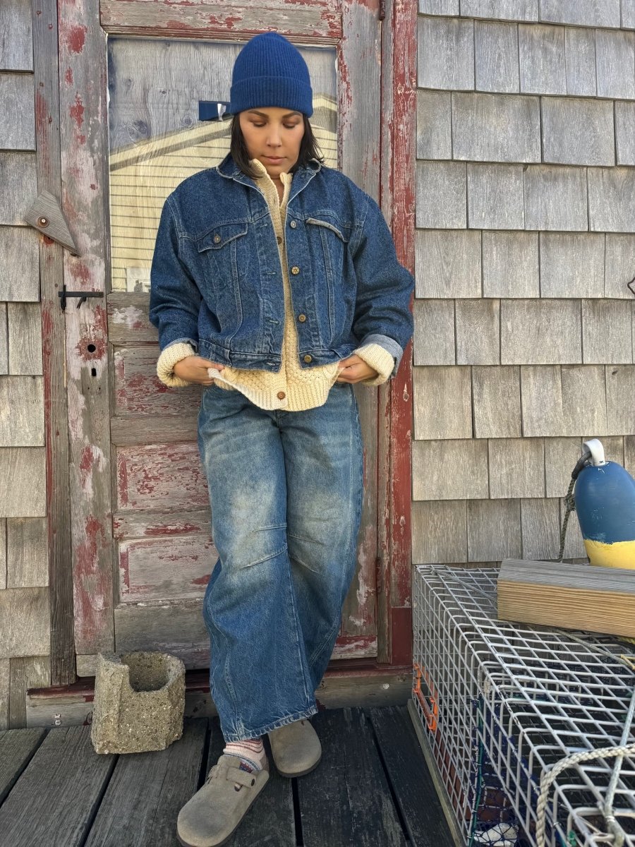 Vintage 80's Lee Denim Jacket - Diamonds & Rust