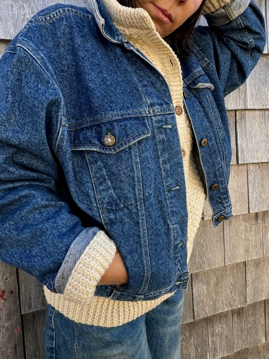 Vintage 80's Lee Denim Jacket - Diamonds & Rust