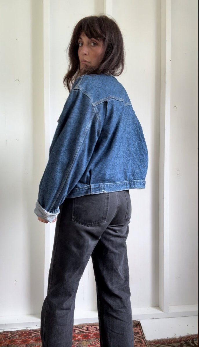Vintage 80's Lee Denim Jacket - Diamonds & Rust