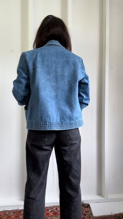 Vintage 80's LEE Denim Jacket - Diamonds & Rust