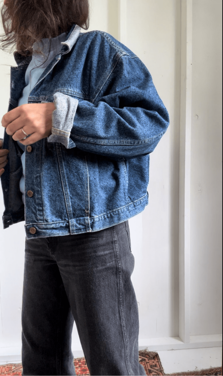 Vintage 80's Lee Denim Jacket - Diamonds & Rust
