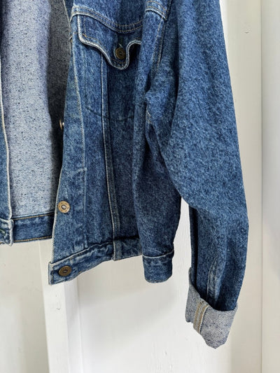 Vintage 80's Lee Denim Jacket - Horses - Diamonds & Rust