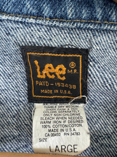 Vintage 80's Lee Denim Jacket - Horses - Diamonds & Rust