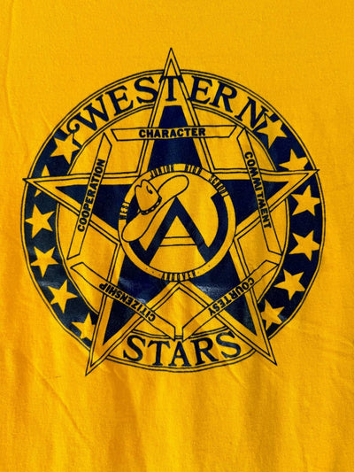 Vintage 80s Western Stars Tee Shirt - Diamonds & Rust