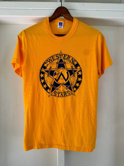 Vintage 80s Western Stars Tee Shirt - Diamonds & Rust
