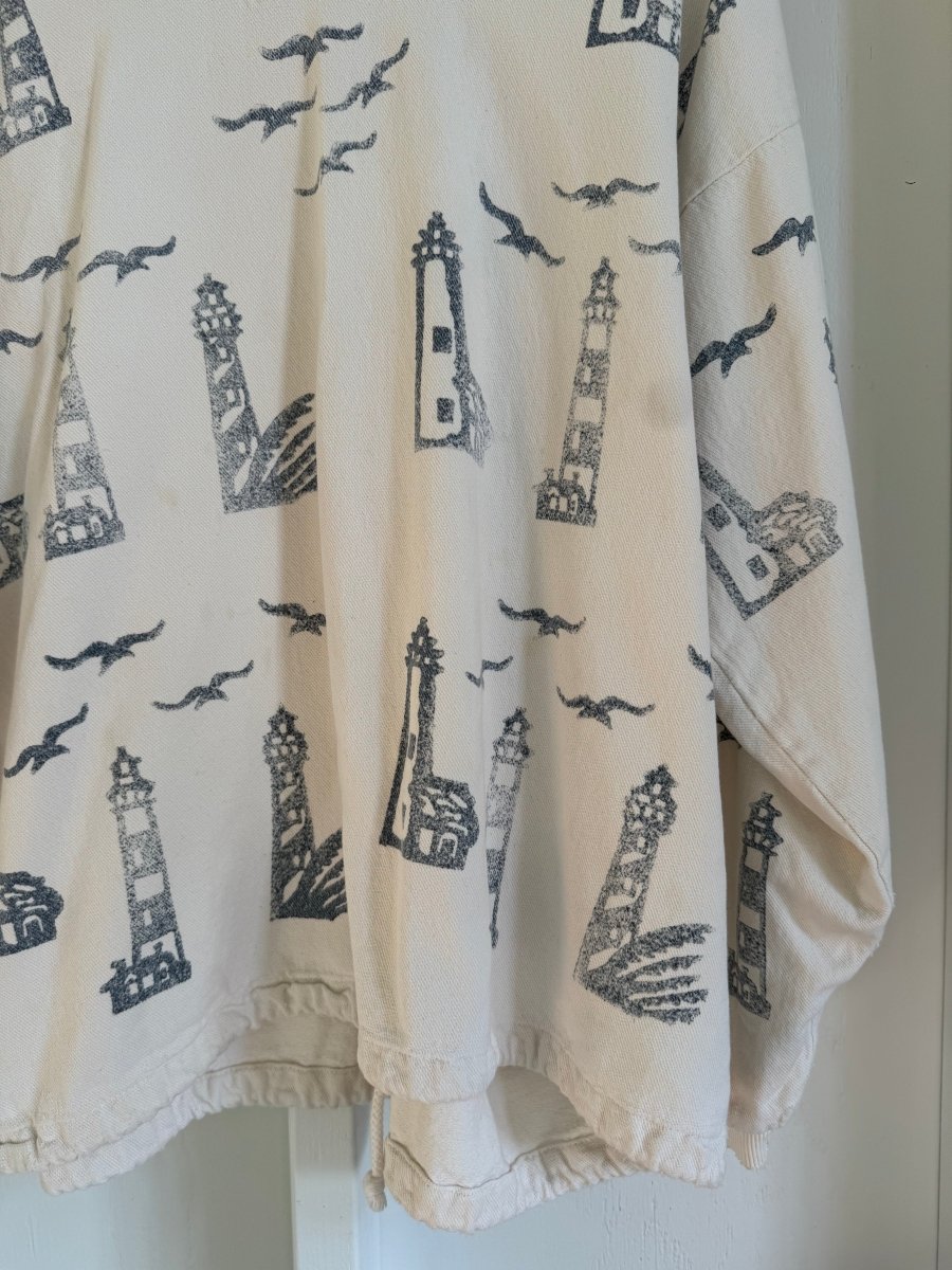 Vintage 90's Lighthouse Pull Over - Diamonds & Rust