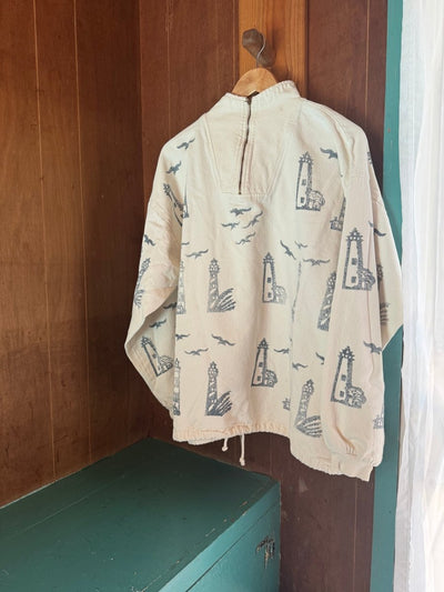 Vintage 90's Lighthouse Pull Over - Diamonds & Rust