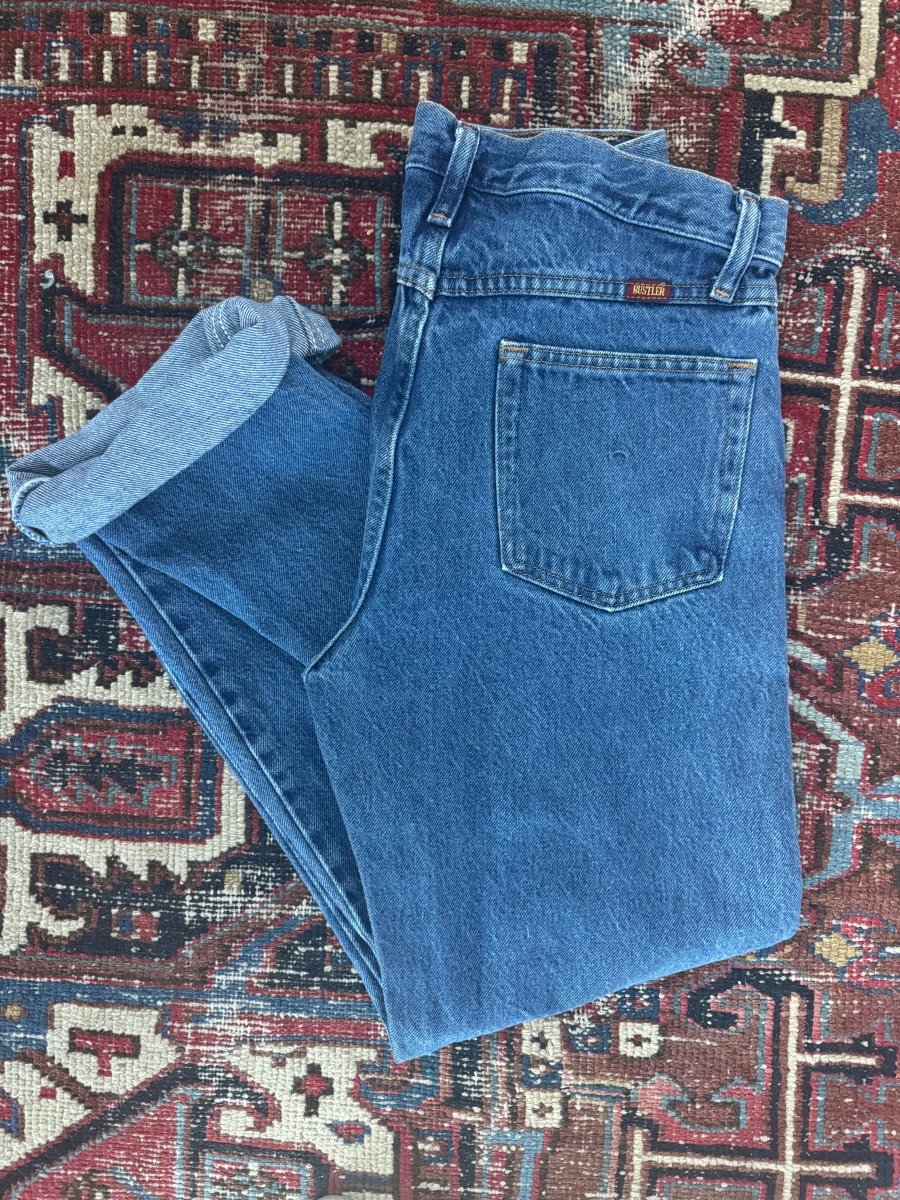 Vintage 90s Rustler Denim - Dark Wash - Diamonds & Rust