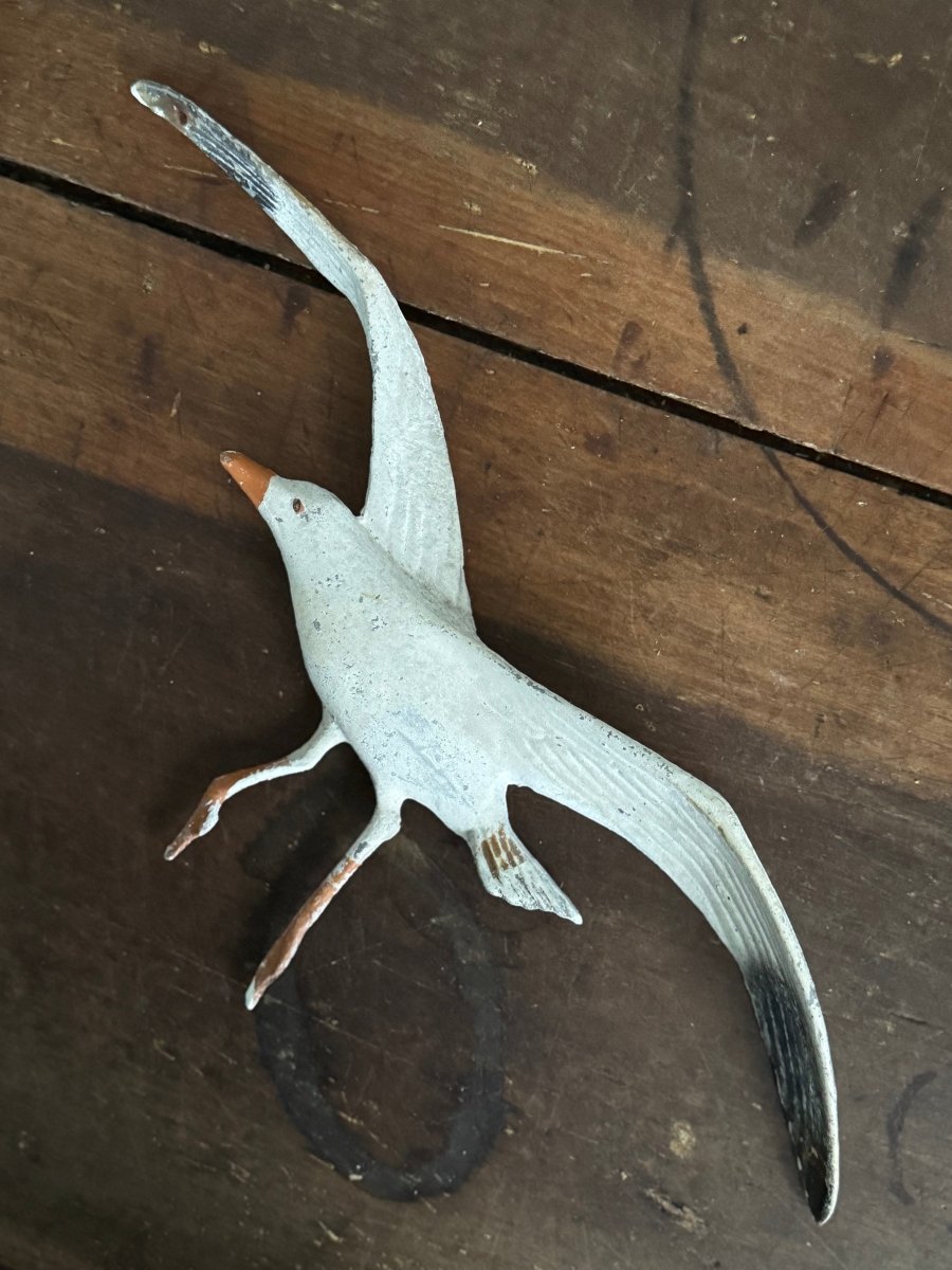 Vintage Aluminum Sea Gull - Diamonds & Rust