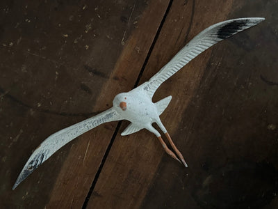 Vintage Aluminum Sea Gull - Diamonds & Rust