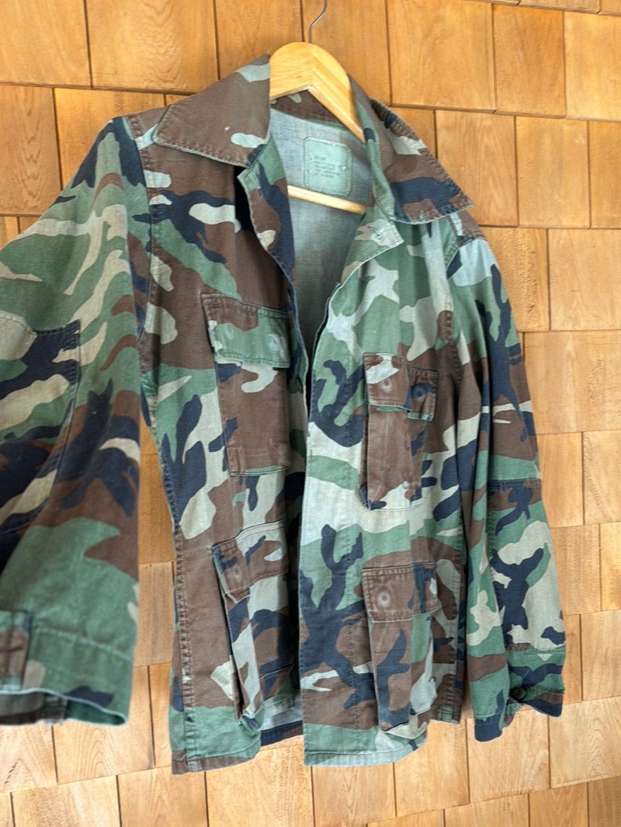 Vintage Army Jacket - Diamonds & Rust