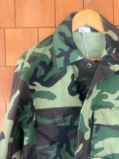 Vintage Army Jacket - Diamonds & Rust
