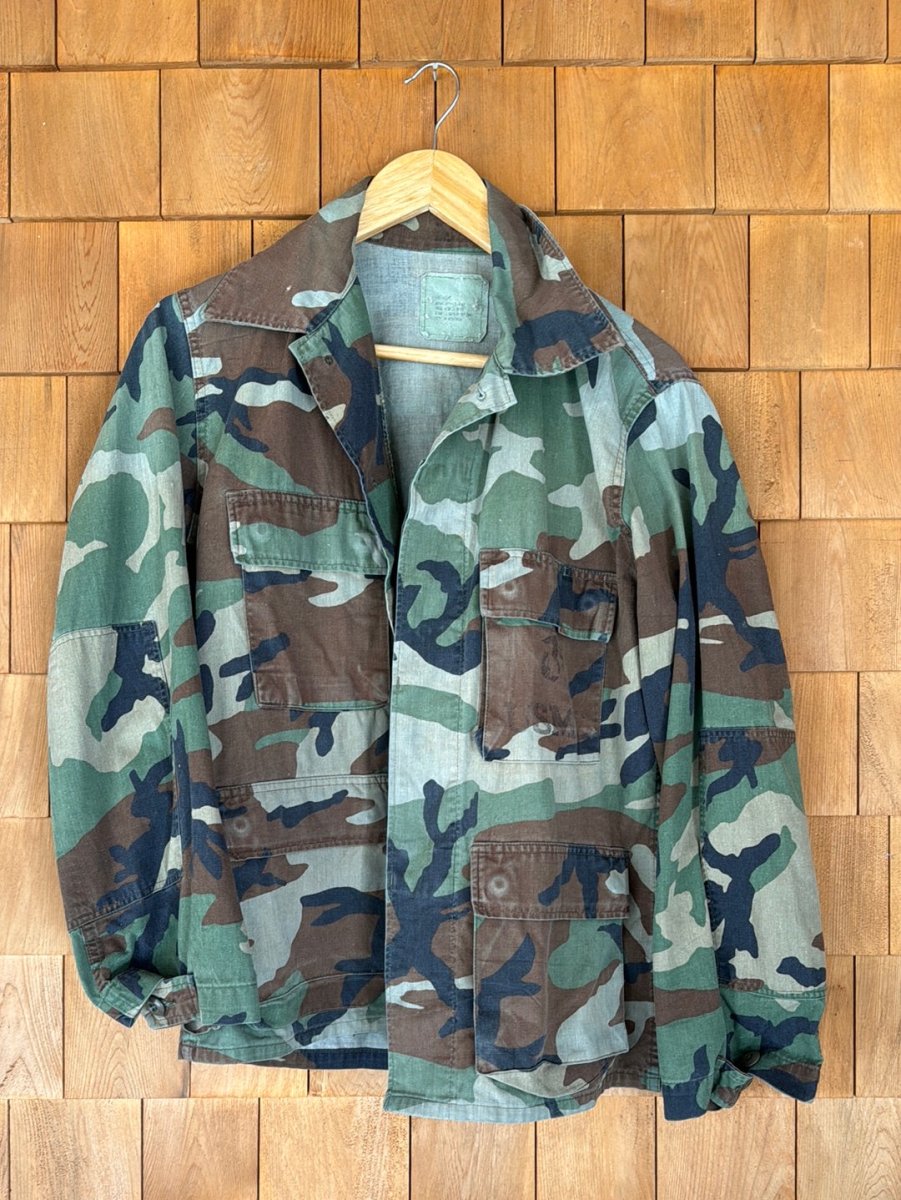 Vintage Army Jacket - Diamonds & Rust