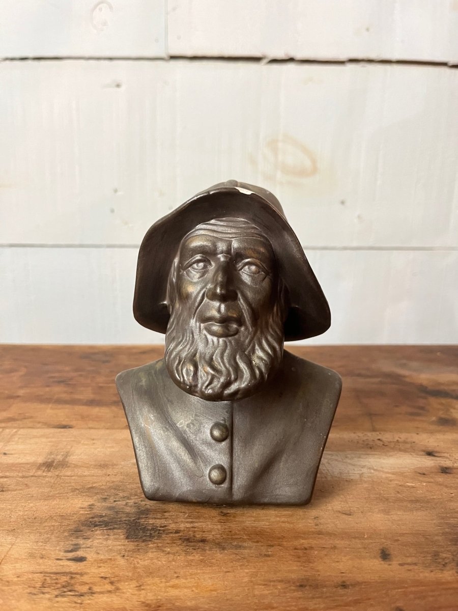 Vintage Atlantic Fisherman Bust - Diamonds & Rust